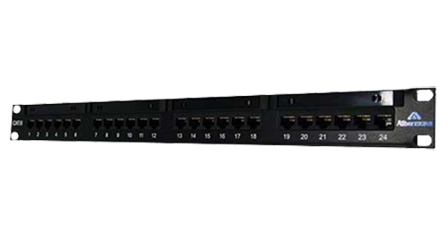 ABS Patch panel 24 port Unshield w Keystone Jack CAT5e 19