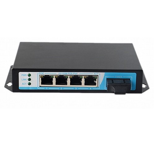 Switch cấp nguồn PoE 4 Port NetOne 1000M