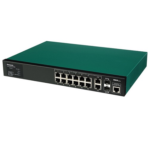 Switch 12 port 10/100/1000Mbps PoE PANASONIC PN28128