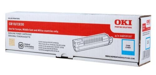 Mực in Oki C810 Cyan Toner Cartridge