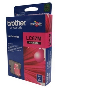 muc in brother lc 67 magenta ink cartridge lc 67m