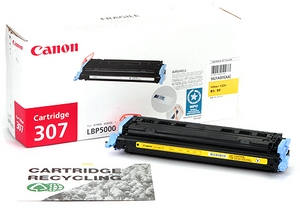 muc in canon 307 yellow toner cartridge