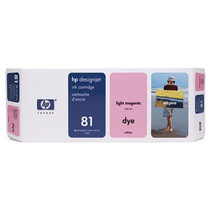 muc in hp 81 680 ml light magenta dye ink cartridge c4935a